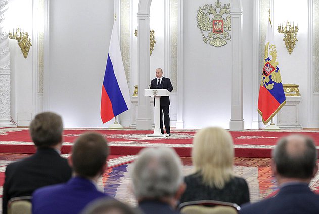 Владимир Путин об итогах работы ГД за пять лет